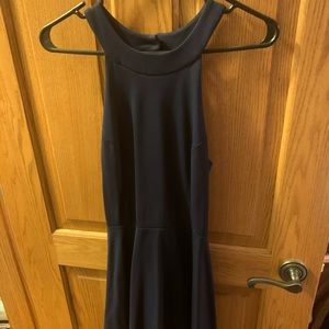 Windsor Navy Open Back Halter Style Dress
